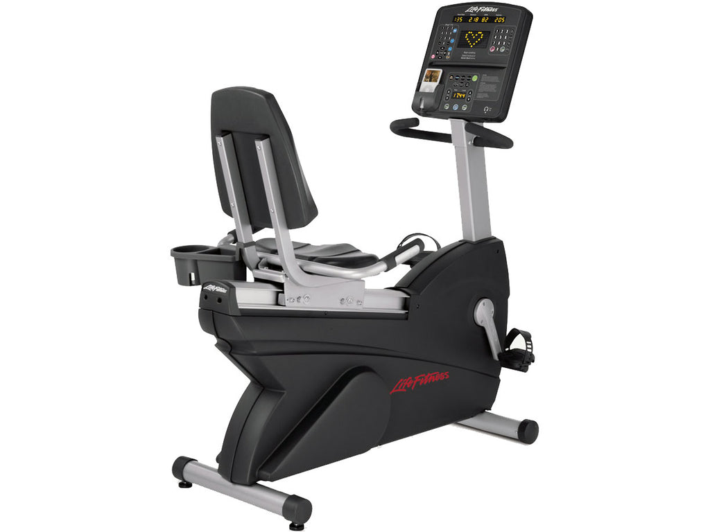 Factory photo of a Used Life Fitness CLSR Integrity Series Recumbent Bike