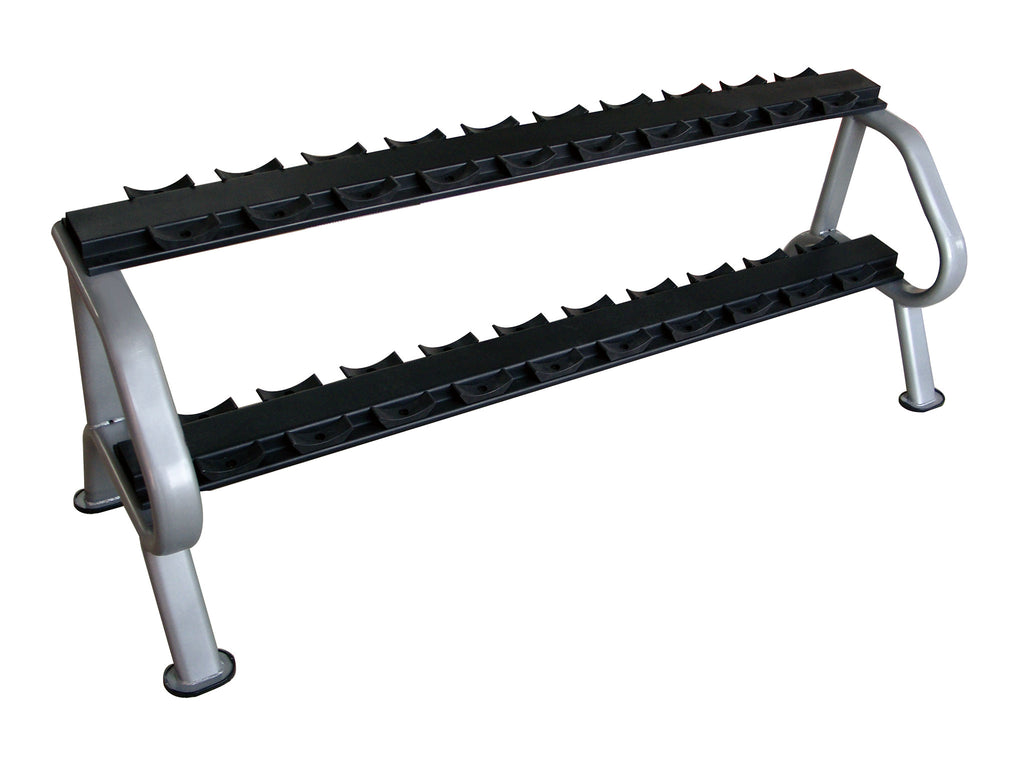 Image of a new Sportgear 2-tier 10-Pair Dumbbell Rack with Saddles - SP-6305