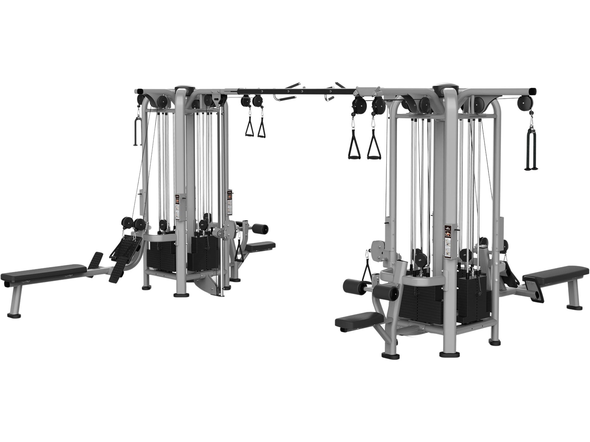 New Sportgear 8-stack Multi-Station with Dual Pulley Pulldown and Row ...