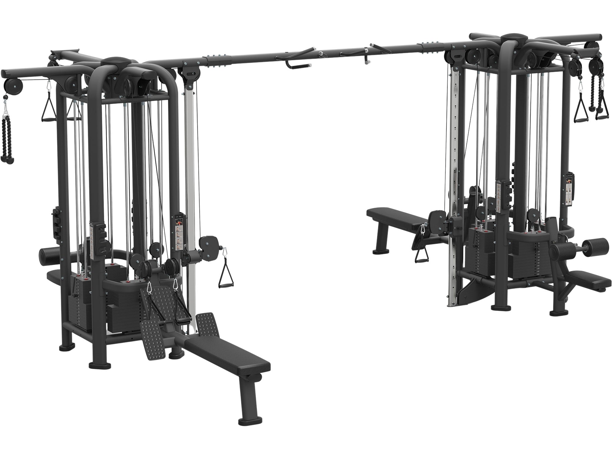 Sportgear MJ8 Multi Jungle with Dual Pulley Pulldown and Row