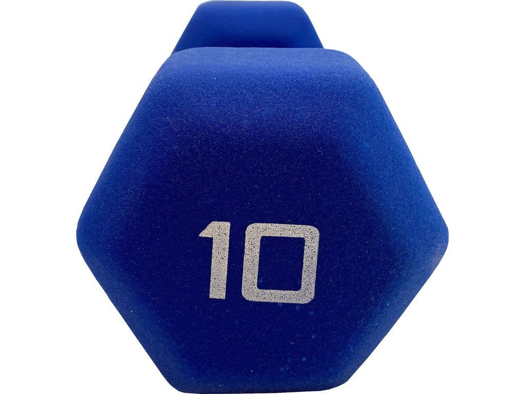 10 Lb Sportgear Neoprene Dumbbell Front