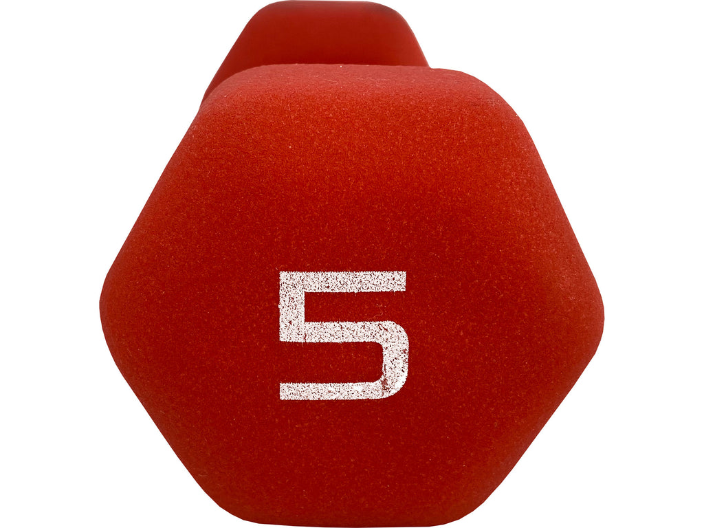 5 Lb Sportgear Neoprene Dumbbell Front