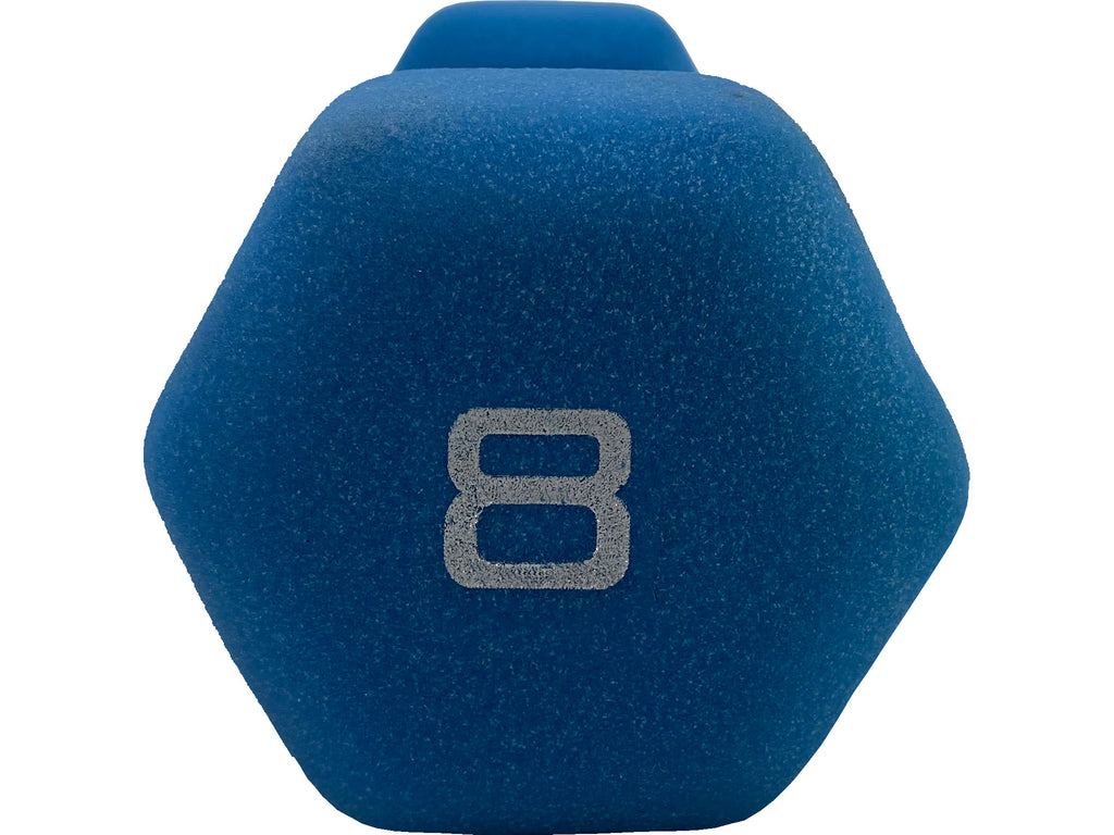 8 Lb Sportgear Neoprene Dumbbell Front