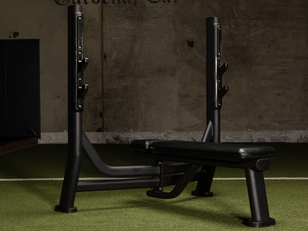 SportGear Olympic Flat Bench in Global Fitness Gym - Right