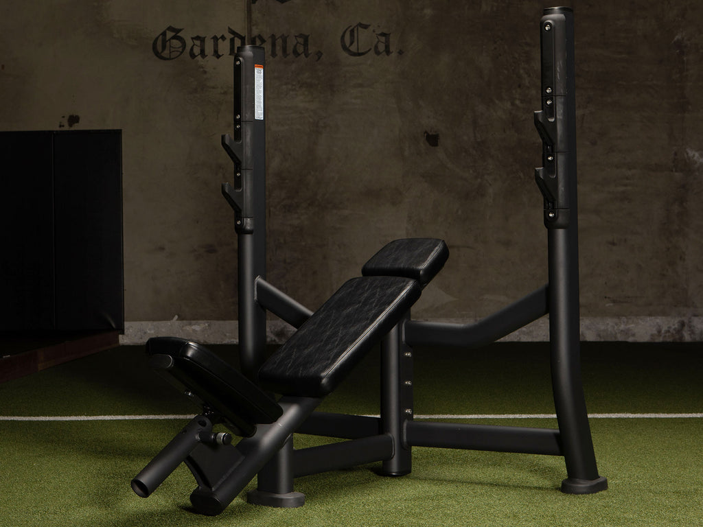 Sportgear Olympic Incline Bench in Global Fitness Gym - Left