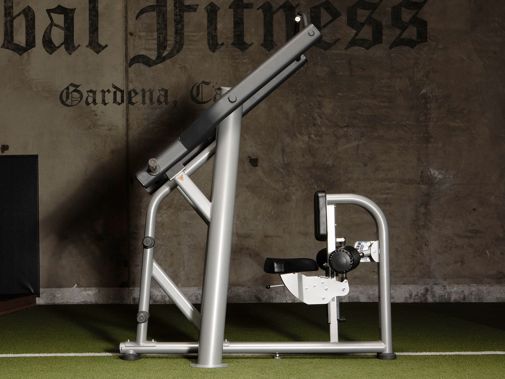 Sportgear Plate Loaded Front Pulldown in the Global Fitness Gym - Side