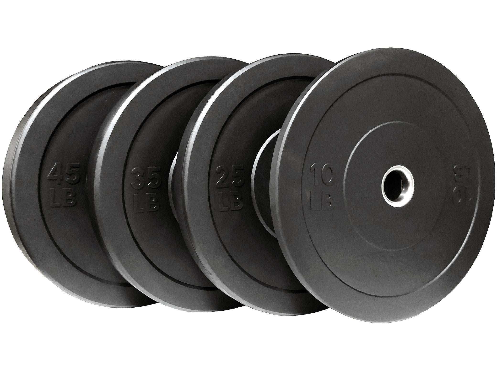 Sportgear 160 lb Rubber Olympic Bumper Plate Set Available to