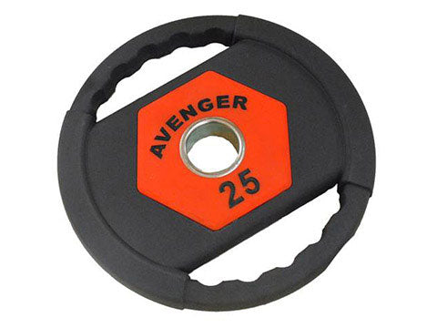 Factory photo of a New Sportgear Urethane Avenger TPU Olympic Grip Plate Set