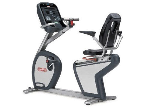 Factory photo of a Refurbished Star Trac E Series Recumbent Bike Generation 1