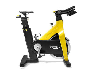 Factory photo of a Refurbished Technogym Belt Drive Group Cycle Connect Indoor Cycle