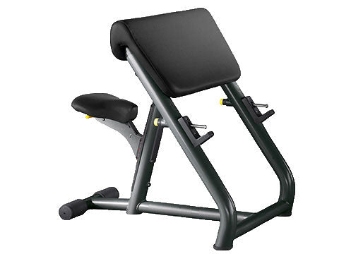 Factory photo of a Used Technogym Element Preacher Curl Bench