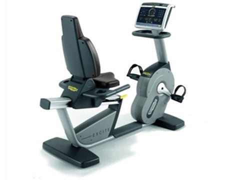 Factory photo of a Used Technogym Excite Recline 700LED Recumbent Bike