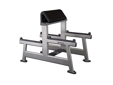Factory photo of a New Torque Arm Preacher Curl Bench