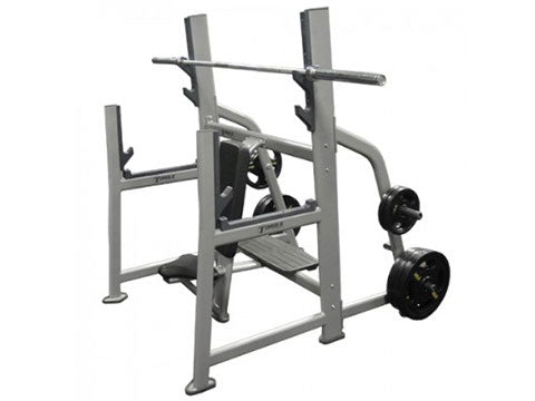 Factory photo of a New Torque Olympic Military Bench