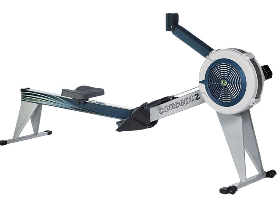 Angled View of a Used Concept 2 Model E Indoor Rower