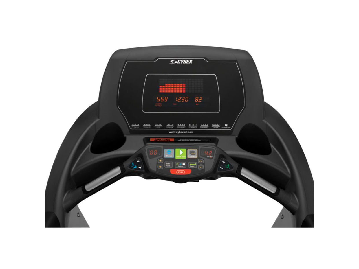 cybex treadmill miles or km Cybex R Series Treadmill Basic R Series Treadmill with 50L console