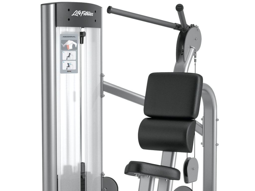 Closeup image of used Life Fitness Optima Series Abdominal OSAB
