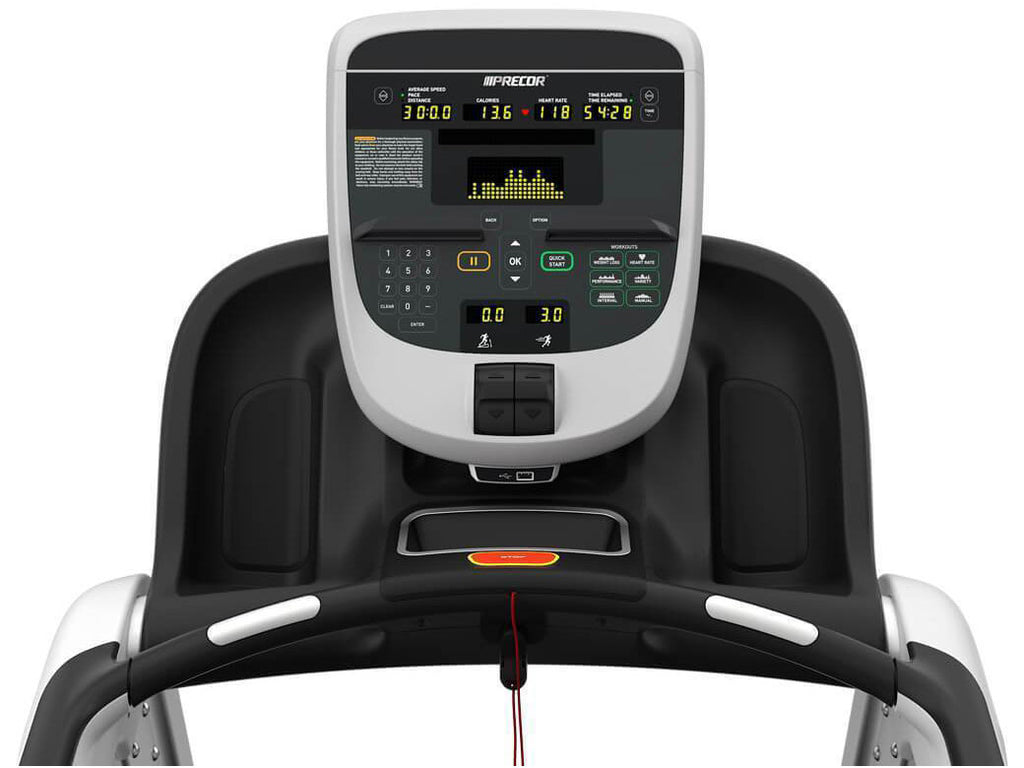 Factory photo of a Precor TRM 835 Console