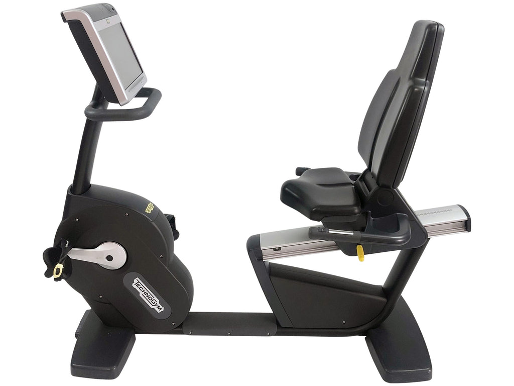 Used Technogym ARTIS Recumbent Bike - Side View