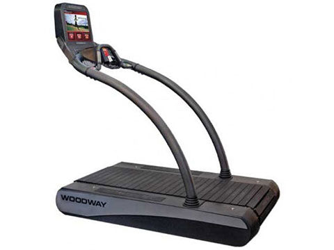 Factory photo of a Refurbished Woodway Desmo Elite Treadmill